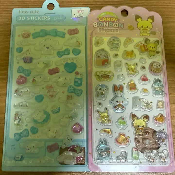 [BUNJANG] Sanrio Pokemon Bonbon Drop Sticker Cinnamoroll / 산리오 포켓몬 봉봉드롭 스티커 판매해요 포켓피스 시나모롤