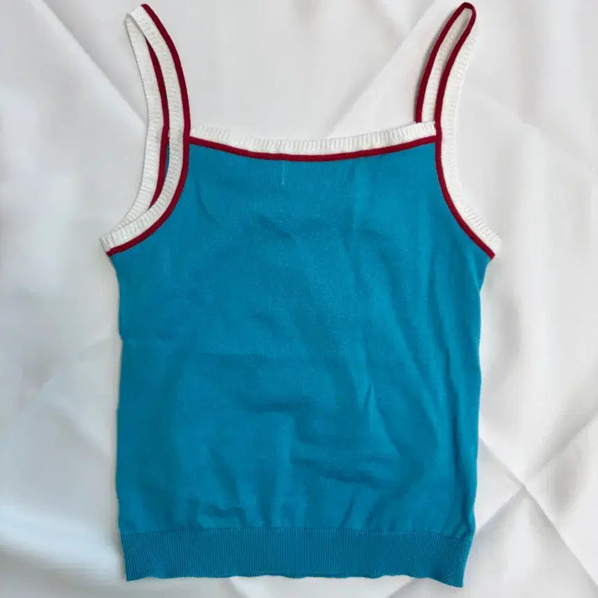 [BUNJANG] Hysteric Glamour Knit Sleeveless Top Blue / 히스테릭글래머) 니트 슬리브리스 탑