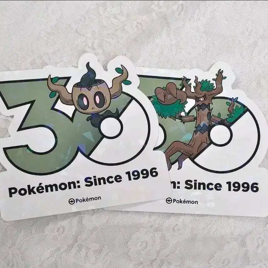 [BUNJANG] Pokemon 30th Anniversary Logo Sticker Bundle Set / 일괄) 포켓몬 30주년 로고 스티커 나목령 대로트