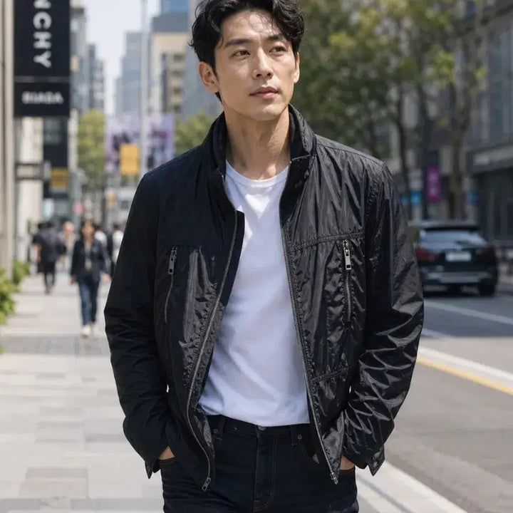 [BUNJANG] Burberry Black Jacket / 버버리 정품 자켓 블랙 105