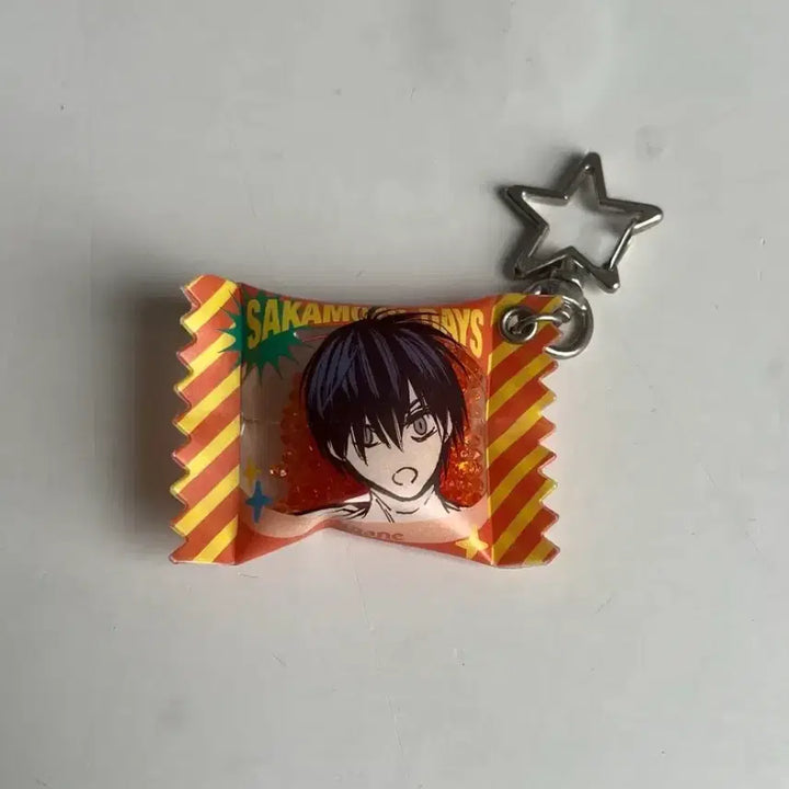 [BUNJANG] Sakamoza Days Yotsumura Amane Shaka Shaka Keyring / 사카모토데이즈 요츠무라 아마네 샤카샤카 키링 양도