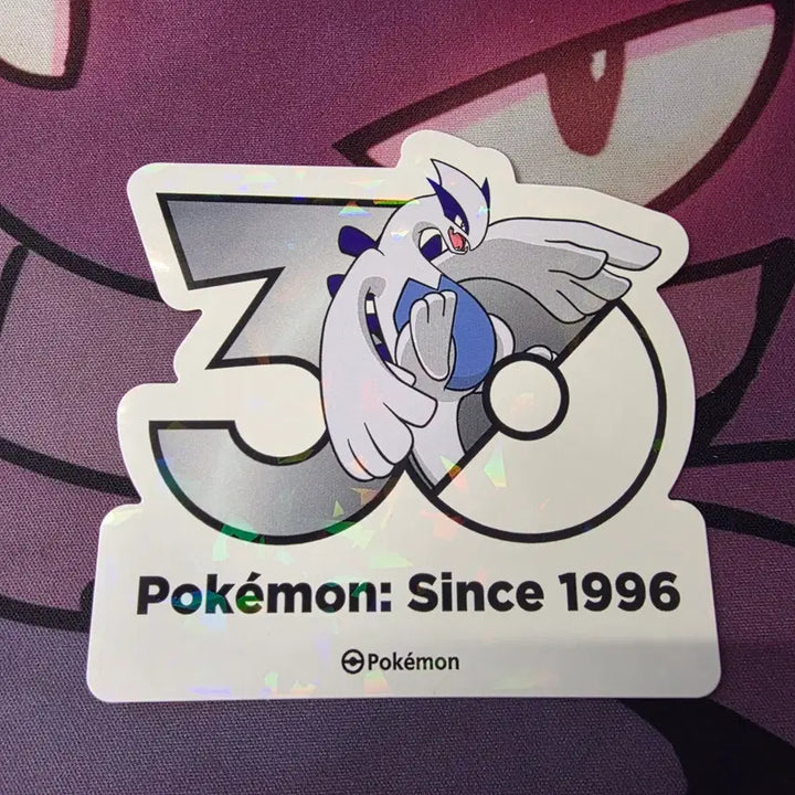 [BUNJANG] Pokemon 30th Anniversary Lugia Logo Sticker / 포켓몬 30주년 로고 스티커 루기아