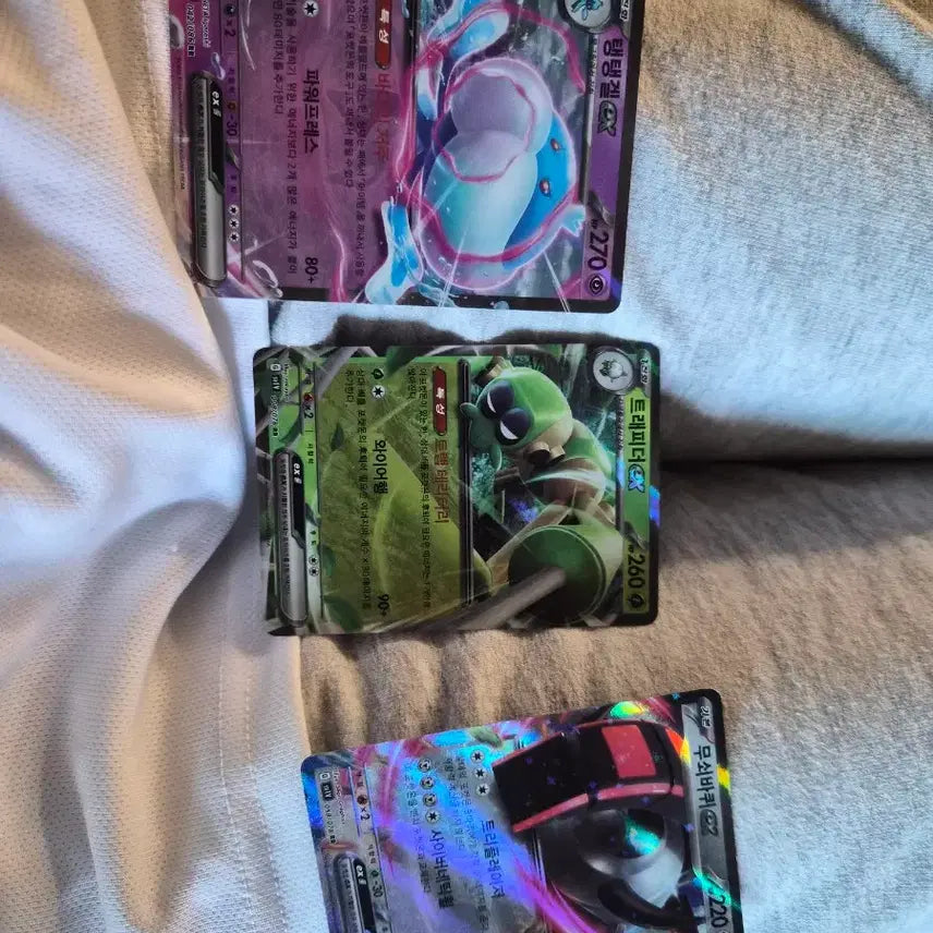[BUNJANG] Blaziken VSTAR (HR) &amp; Mew EX (RR) Trading Cards / 블레이범Vstar(HR),뮤ex(RR)팔아요