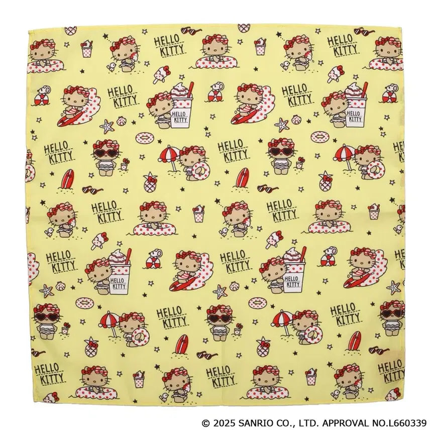 [BUNJANG] Sanrio Hello Kitty Summer Days Pouch Collection Gacha Bandana / 산리오 헬로키티 썸머데이즈 파우치 컬렉션 가챠 반다나 미개봉