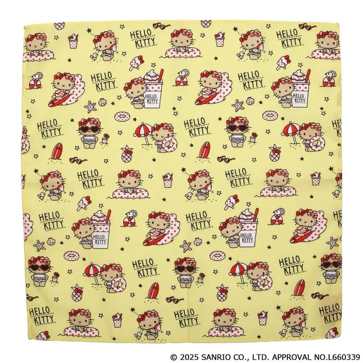 [BUNJANG] Sanrio Hello Kitty Summer Days Pouch Collection Gacha Bandana / 산리오 헬로키티 썸머데이즈 파우치 컬렉션 가챠 반다나 미개봉