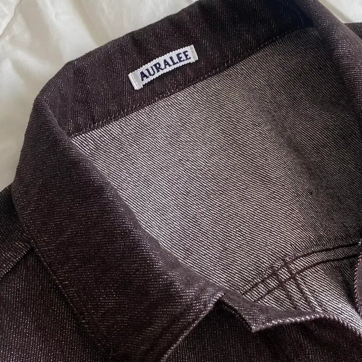 [BUNJANG] Auralee Hard Twist 5P Denim Jacket / 오라리 하드트위스트 5P 데님 자켓