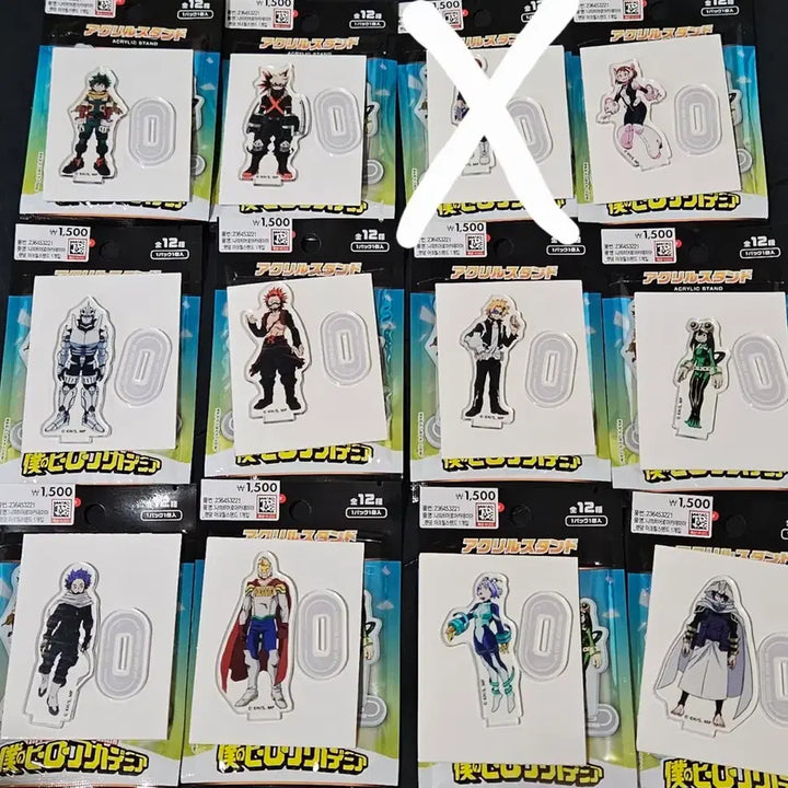 [BUNJANG] My Hero Academia Acrylic Stand Collection (Excluding Shoto) / 나히아 다이소 아크릴스탠드 11종(쇼토제외) 일괄 판매
