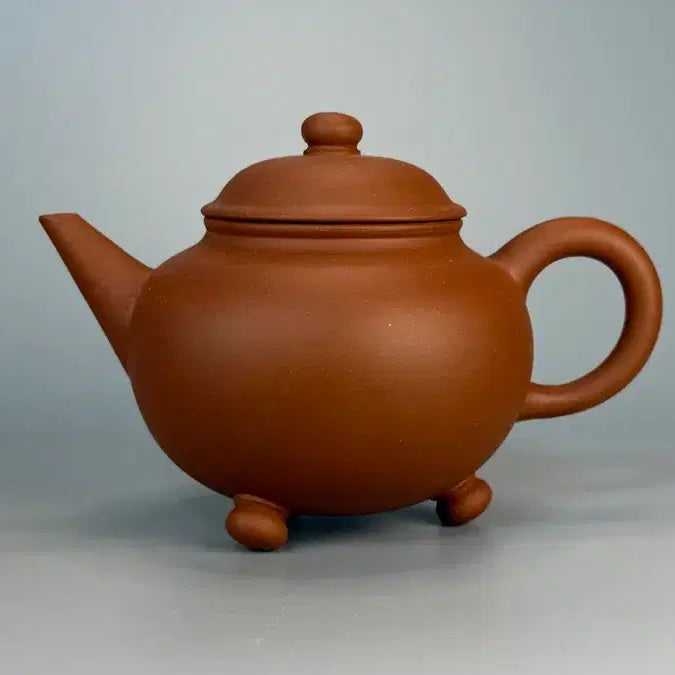 [BUNJANG] Gongguk Hongni Three-Legged Shui Ping Teapot (160cc) / 공국 홍니 삼족 수평호 160cc 자사호