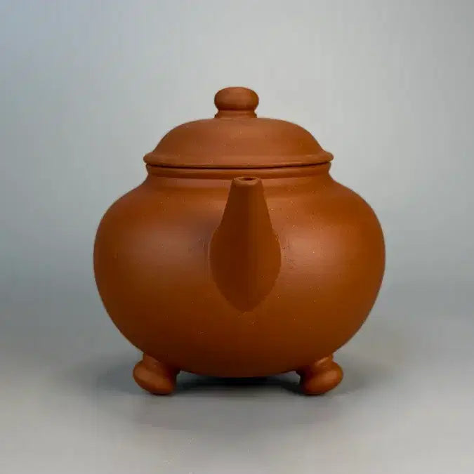 [BUNJANG] Gongguk Hongni Three-Legged Shui Ping Teapot (160cc) / 공국 홍니 삼족 수평호 160cc 자사호