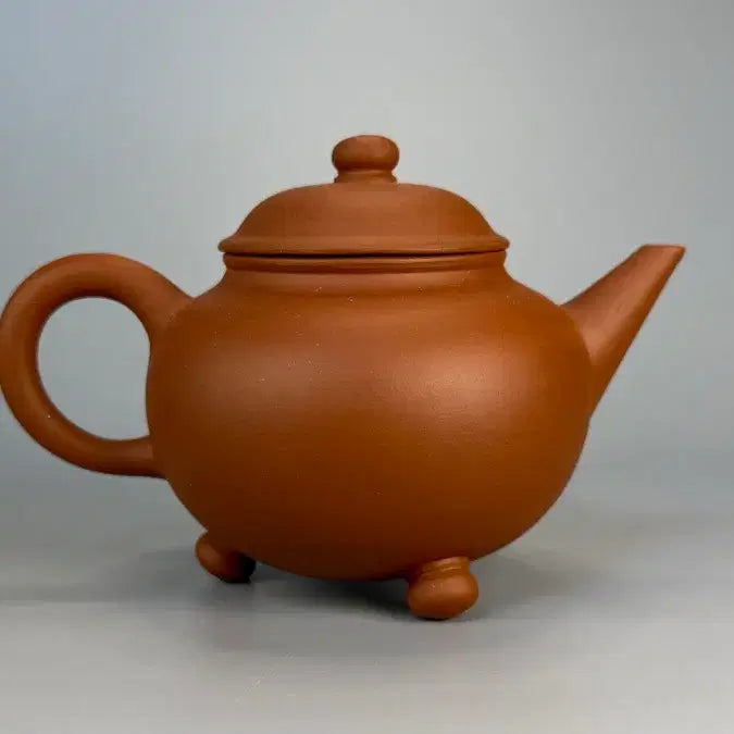 [BUNJANG] Gongguk Hongni Three-Legged Shui Ping Teapot (160cc) / 공국 홍니 삼족 수평호 160cc 자사호