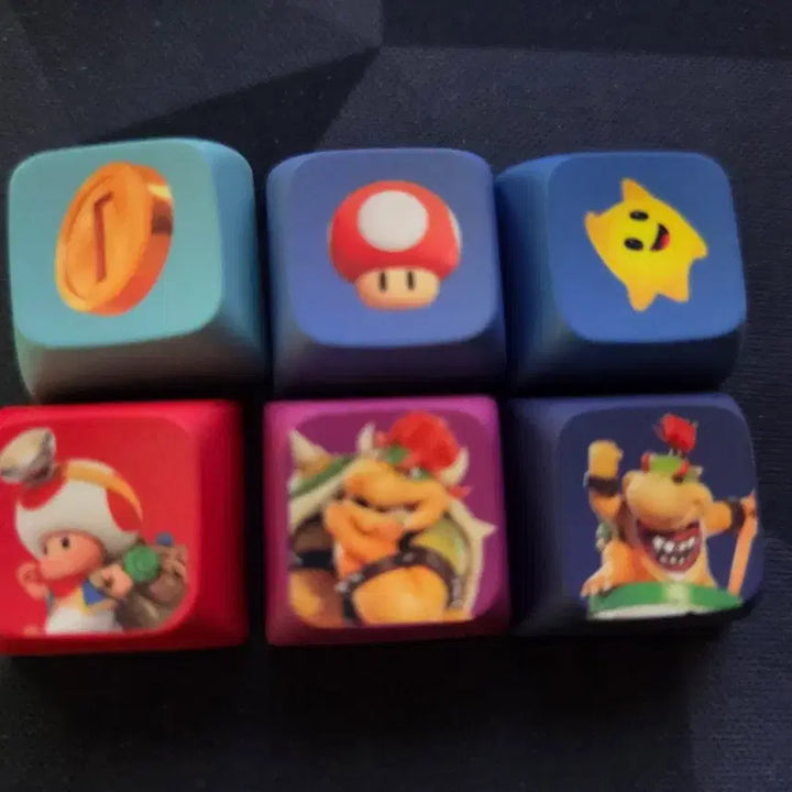 [BUNJANG] GS25 Super Mario Keycap Bundle Set / gs 슈퍼마리오 키캡 6종일괄 판매