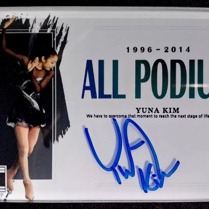 [BUNJANG] Kim Yuna Autographed Custom Card / 김연아 친필 커스텀 카드