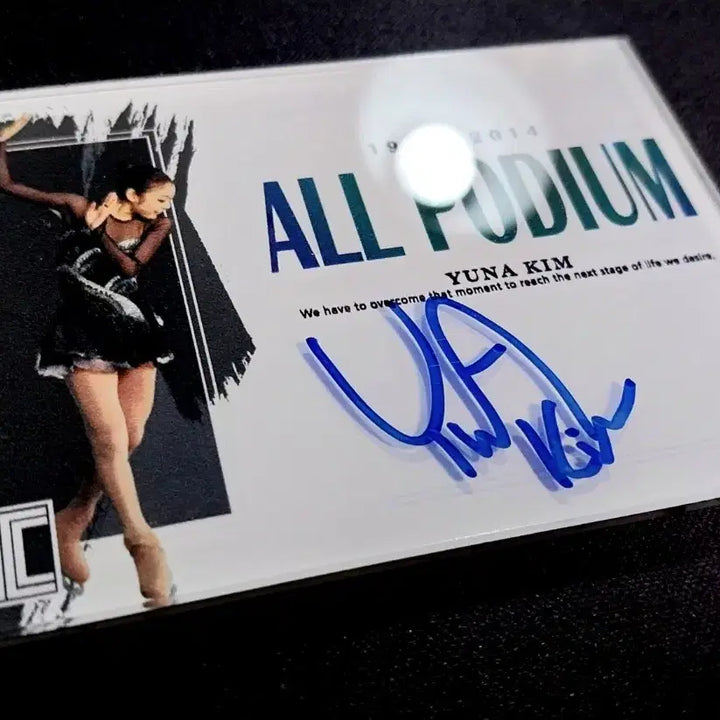 [BUNJANG] Kim Yuna Autographed Custom Card / 김연아 친필 커스텀 카드