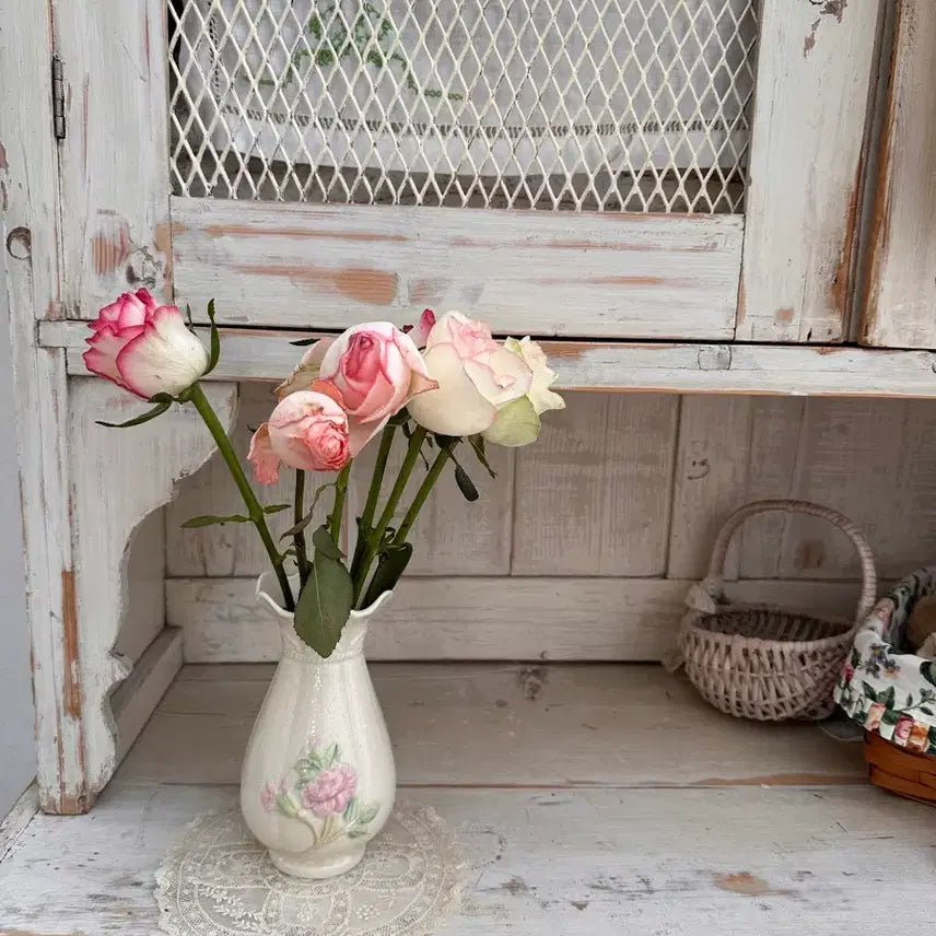 [BUNJANG] Belleek "The Island" Rose Vase / 포쉐린 로즈 벨릭 베이스 (아일랜드) 화병