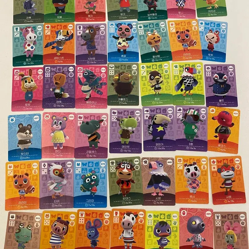 [BUNJANG] Nintendo Amiibo Card 42-Card Bundle Set / 닌텐도 아미보 카드 42장 일괄판매
