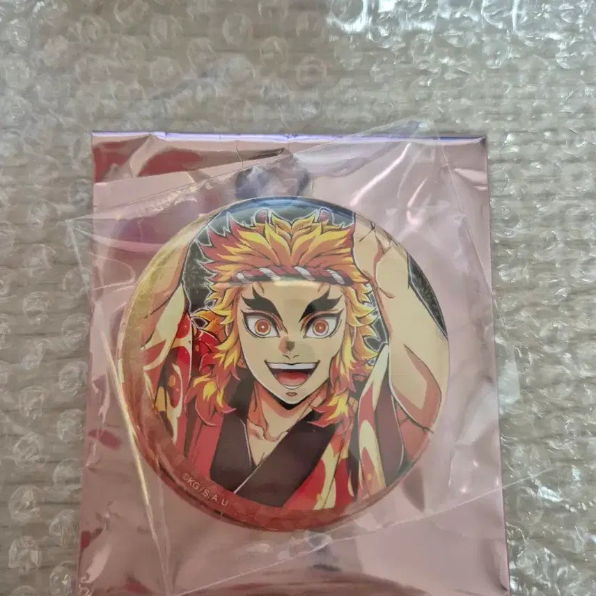 [BUNJANG] Demon Slayer Kyojuro Rengoku Awodorid Badge / 귀멸의 칼날 아와오도리 렌고쿠 쿄쥬로 뱃지