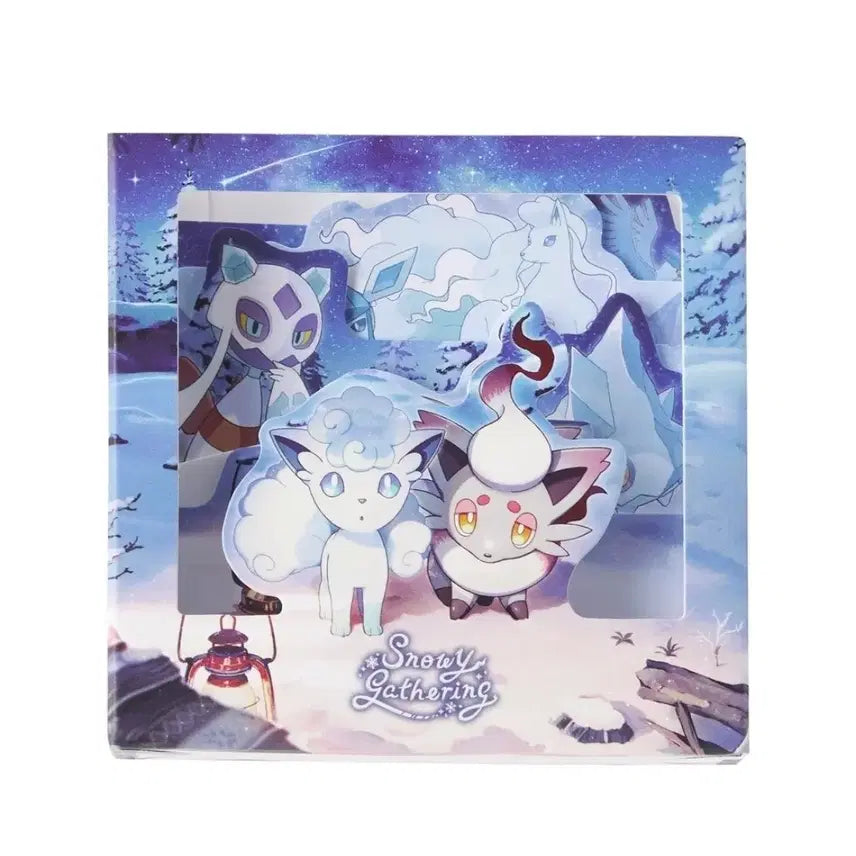 [BUNJANG] Pokemon Center Shaped Sticky Notes - Vulpix, Zorua, Glaceon, etc. (New) / 포켓몬센터 모양 점착메모 식스테일 조로아 글레이시아 등 새상품