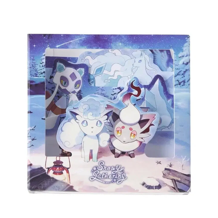 [BUNJANG] Pokemon Center Shaped Sticky Notes - Vulpix, Zorua, Glaceon, etc. (New) / 포켓몬센터 모양 점착메모 식스테일 조로아 글레이시아 등 새상품