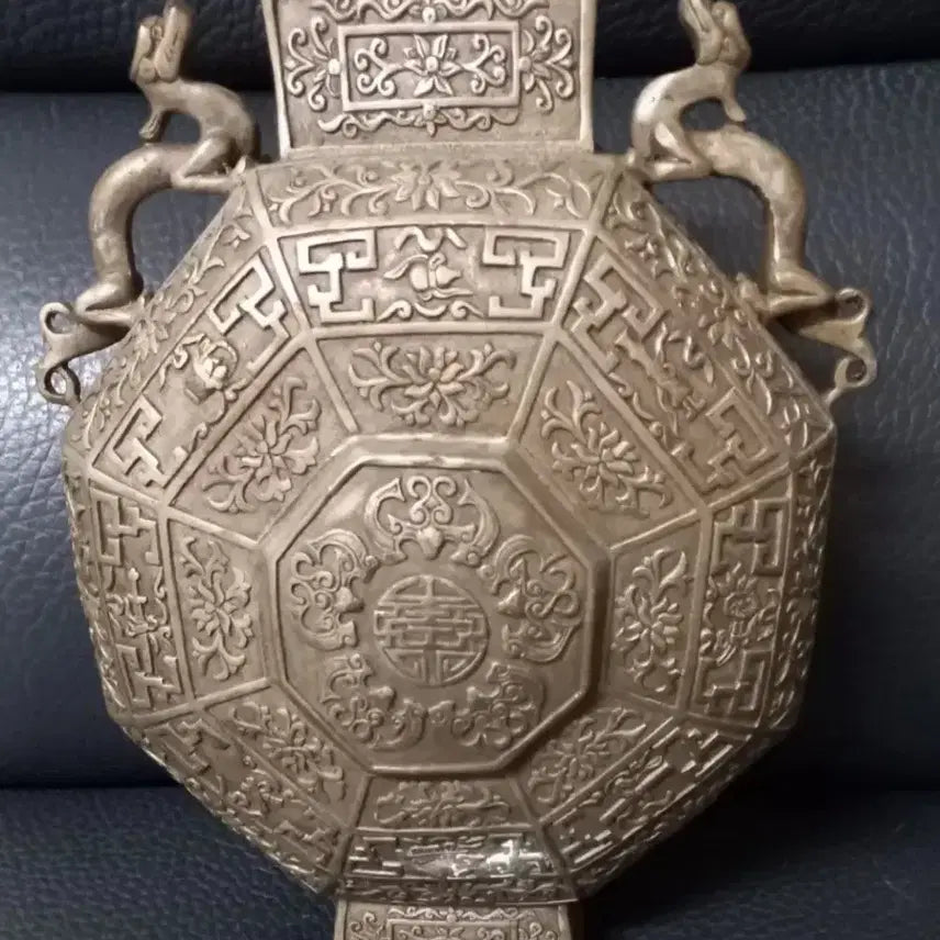 [BUNJANG] White Copper Flask / 백동편병