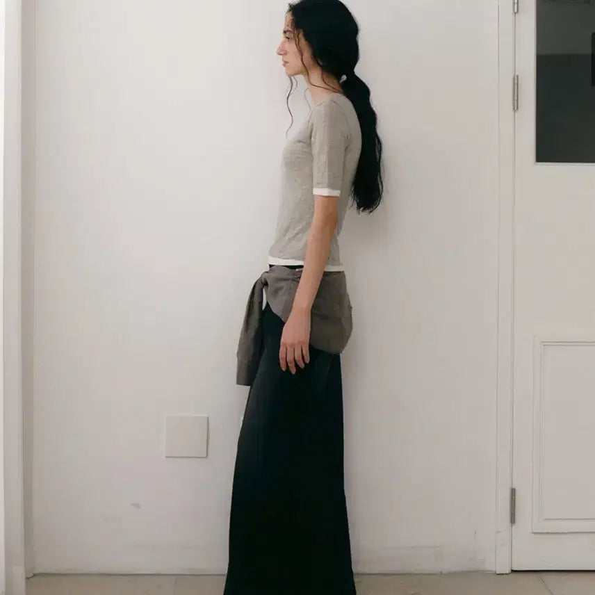 [SOLD OUT] 로우타이드 레이어드 티셔츠 여성반팔블라우스 여름블라우스 레이어드셔츠
