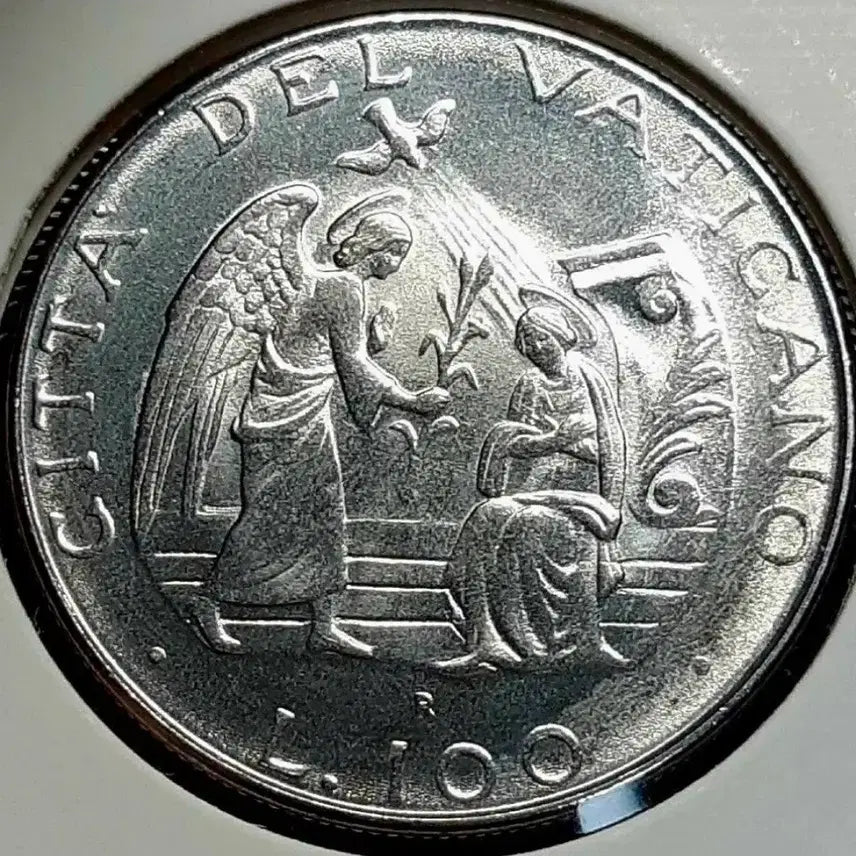 [BUNJANG] Vatican 1987 100 Lire Uncirculated Coin / 바티칸 미사용 1987년 100리라.외국주화 주화 화폐 동전