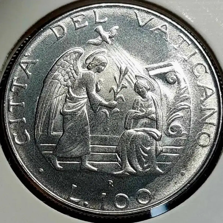 [BUNJANG] Vatican 1987 100 Lire Uncirculated Coin / 바티칸 미사용 1987년 100리라.외국주화 주화 화폐 동전