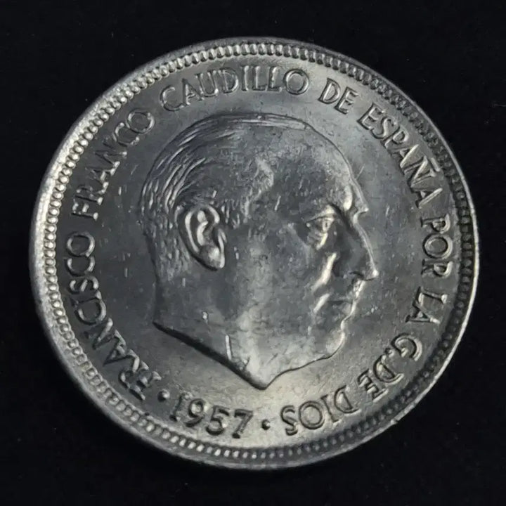 [BUNJANG] 1957 Spain 5 Peseta Coin / 1957년 스페인 5페세타 동전 [EP. 3386]