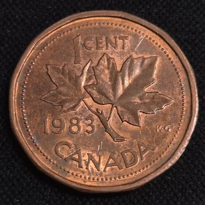 [BUNJANG] 1983 Canada 1 Cent Coin / 1983년 캐나다 1센트 동전 [EP. 3387]