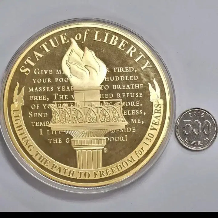 [BUNJANG] Statue of Liberty Commemorative Coin 375g / 자유의 여신상 기념주화 375g