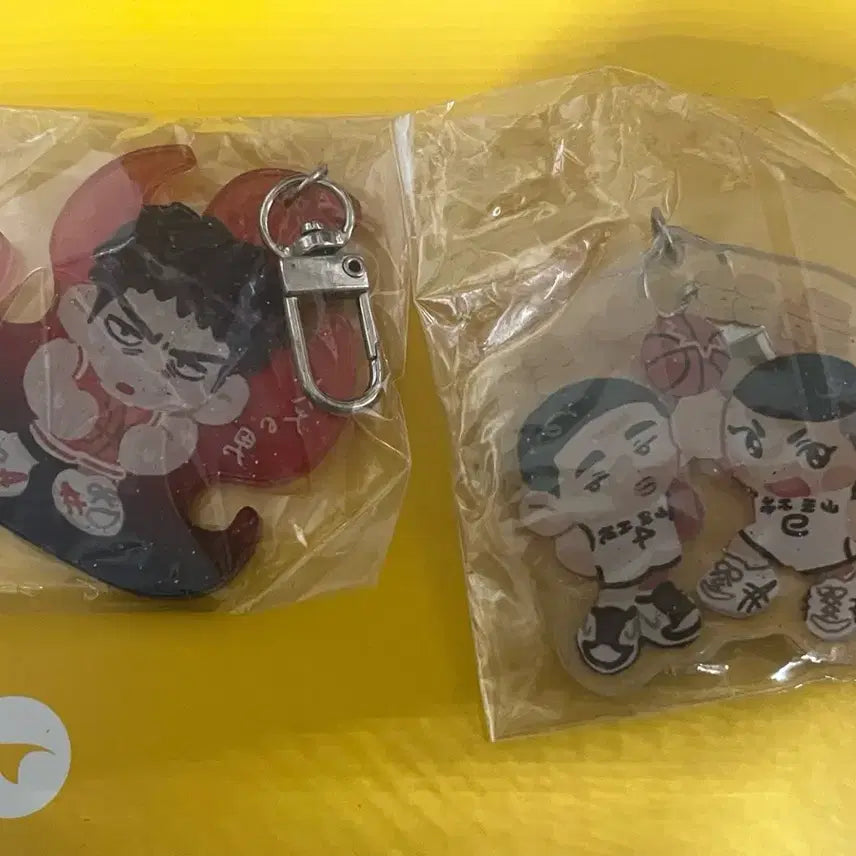 [BUNJANG] Slam Dunk SD Keychains Bundle (Mitsui Hisashi, Myoi Norihiro, Sung Moongin) / 슬램덩크 sd키링 (정대만, 이명헌, 정우성)일괄