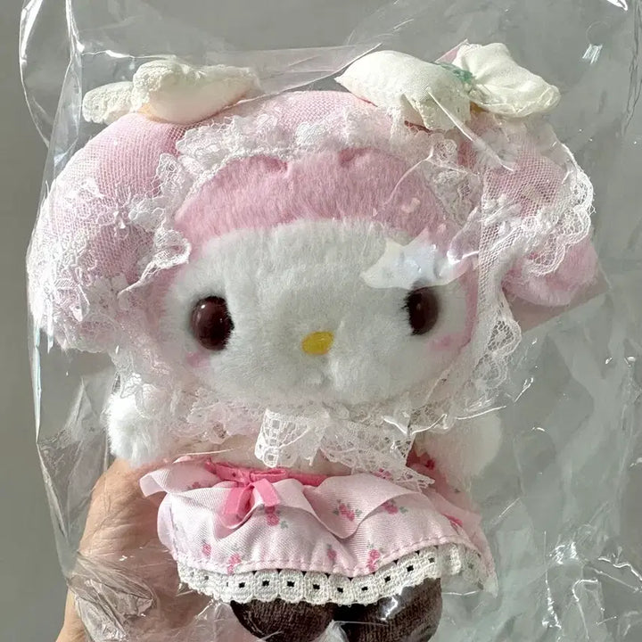 [BUNJANG] Sanrio Forest Lace My Melody Mascot Doll Keyring (Sealed) / 산리오 포레스트 레이스 마이멜로디 마스코트 인형 키링 미개봉 새상품