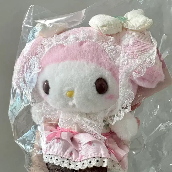 [BUNJANG] Sanrio Forest Lace My Melody Mascot Doll Keyring (Sealed) / 산리오 포레스트 레이스 마이멜로디 마스코트 인형 키링 미개봉 새상품