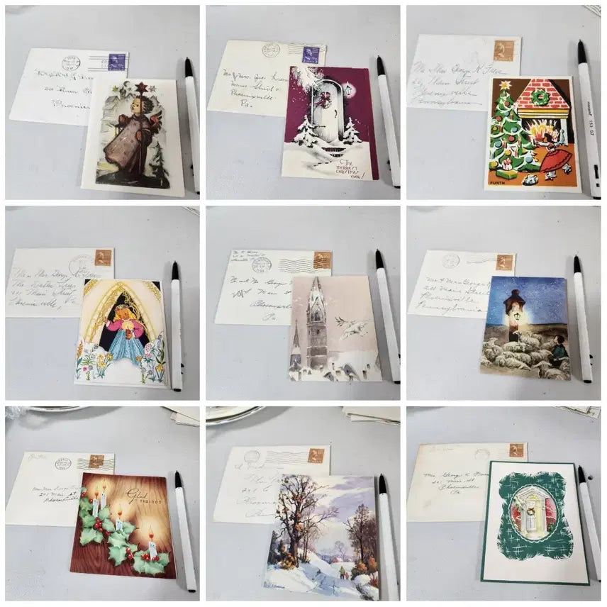 [BUNJANG] 1940s USA Collection: 9 Types of Envelopes / 1940년대 USA 실체봉투 9종에27000원많이 주문가능 합니다 