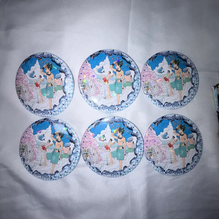 [BUNJANG] Hunter x Hunter Original Art Can Badge Collection - Hunter Exam Arc Gon, Killua, Kurapika / 헌터헌터 원화 캔뱃지 컬렉션 뱃지 헌터시험조 곤 키르아 크라피카