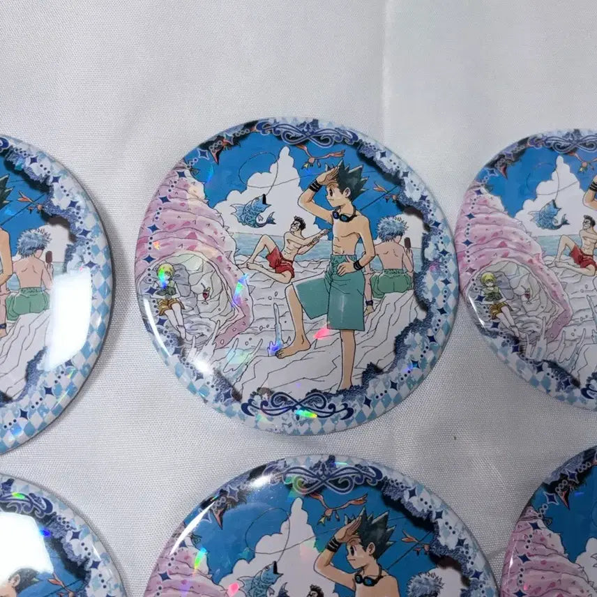 [BUNJANG] Hunter x Hunter Original Art Can Badge Collection - Hunter Exam Arc Gon, Killua, Kurapika / 헌터헌터 원화 캔뱃지 컬렉션 뱃지 헌터시험조 곤 키르아 크라피카