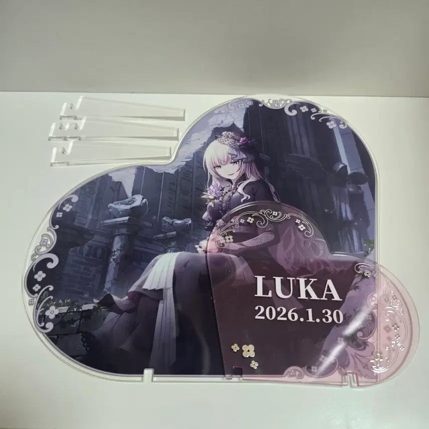 [BUNJANG] Megurine Luka Happy Kuji Birthday Acrylic Panel / 프세카 프로세카 메구리네 루카 하피코레 생일쿠지 하트 아크릴 패널