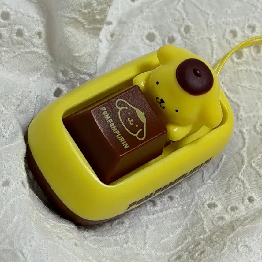 [BUNJANG] Tinyville Pompompurin Clicker Keycap Keyring / 타이니빌 폼폼푸린 클리커 클릭커 키캡 키링
