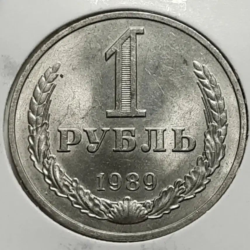 [BUNJANG] Soviet Union/Russia 1989 1 Ruble Uncirculated Large Coin / 소련.러시아 1989년 1루블 미사용 대형주화.외국주화 주화 화폐 동전