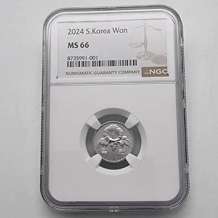 [BUNJANG] 2024 1 Won Coin NGC MS66 / 2024년1주화 ngc ms66등급주
