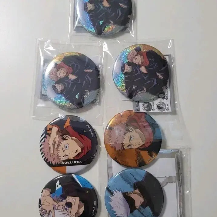 [BUNJANG] Jujutsu Kaisen Satoru Gojo Yuji Itadori Badge Set / 주술회전 고죠 사토루 이타도리 유지 뱃지