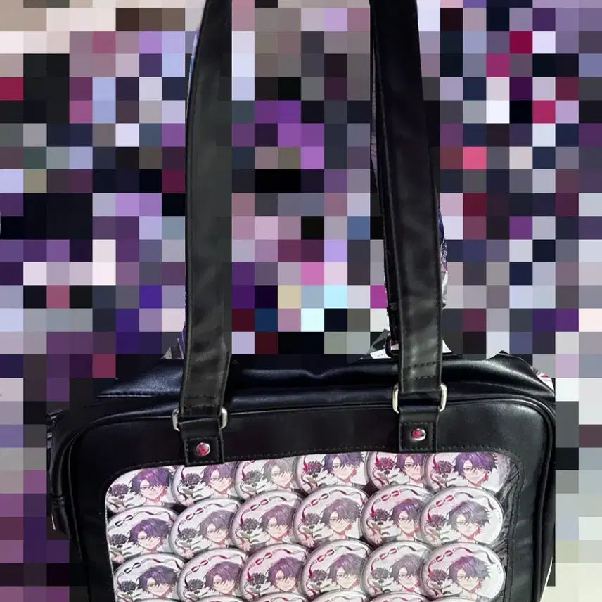 [BUNJANG] NIJISANJI Watarai Hibari 3rd Anniversary Can Badge 24-Piece Set with A4 Ita Bag / 니지산지 와타라이 히바리 볼택션 3주년 캔뱃지 24개 A4 이타백
