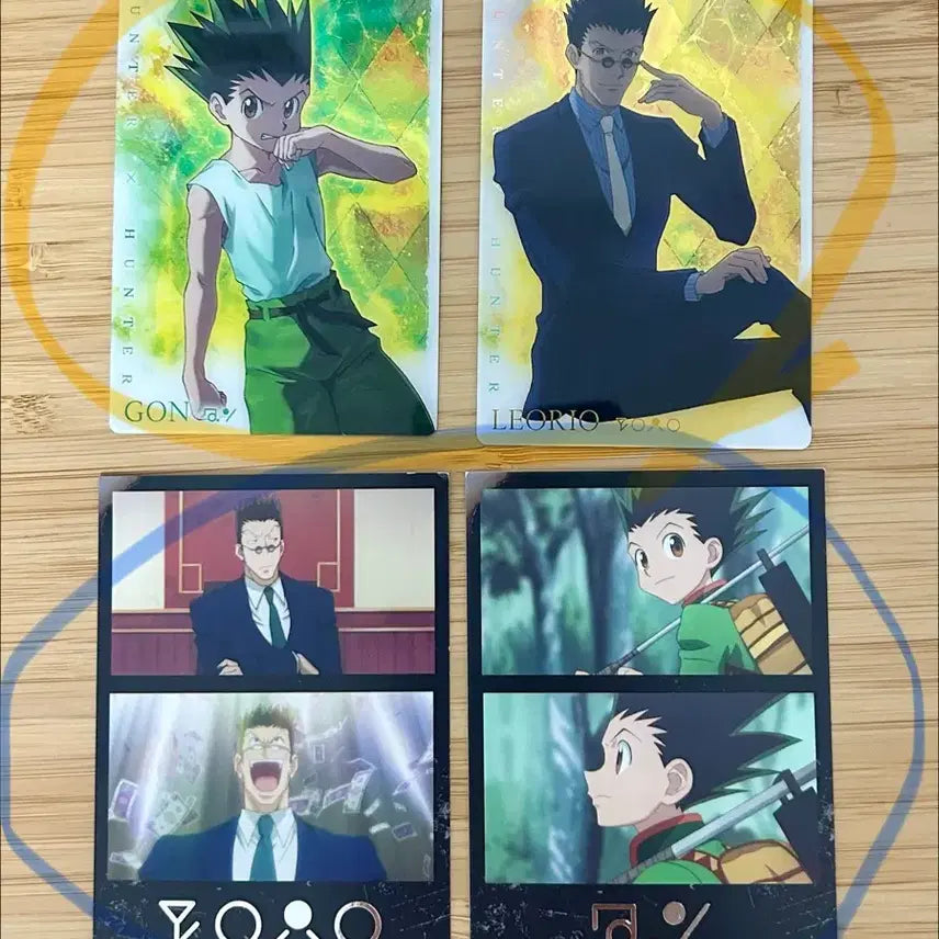 [BUNJANG] Hunter x Hunter Gon &amp; Leorio Card Set / 헌터헌터 카드 곤&amp; 레오리오
