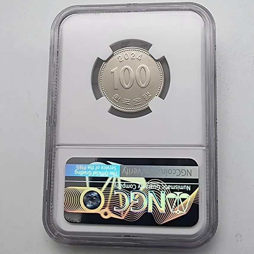 [BUNJANG] 2024 100 Won Coin NGC MS66 Grade Coin / 2024년100주화 ngc ms66등급주화