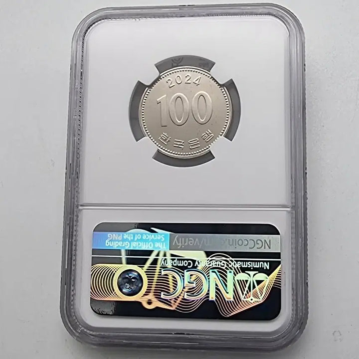 [BUNJANG] 2024 100 Won Coin NGC MS66 Grade Coin / 2024년100주화 ngc ms66등급주화