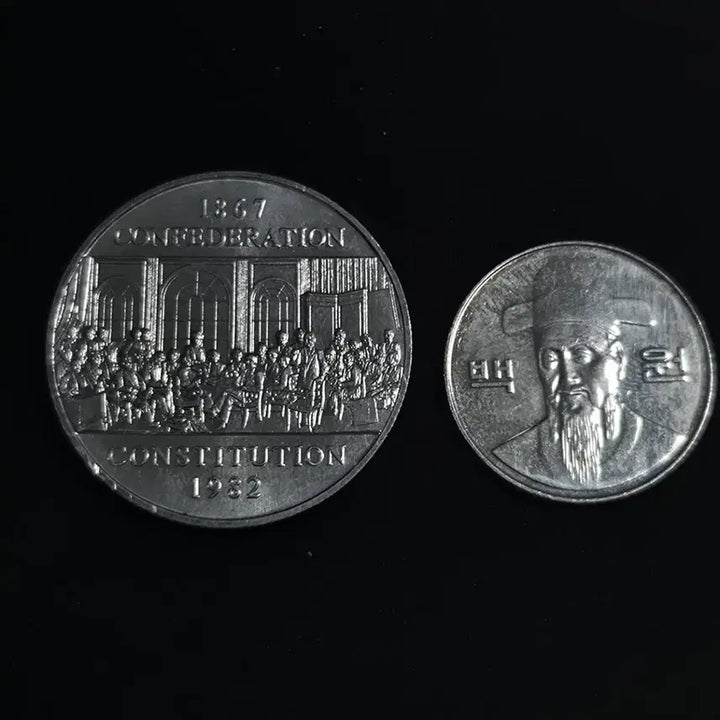 [BUNJANG] 1982 Canada Constitution 115th Anniversary Large Coin / 1982년 캐나다 연방 헌법 115주년 기념 대형 동전