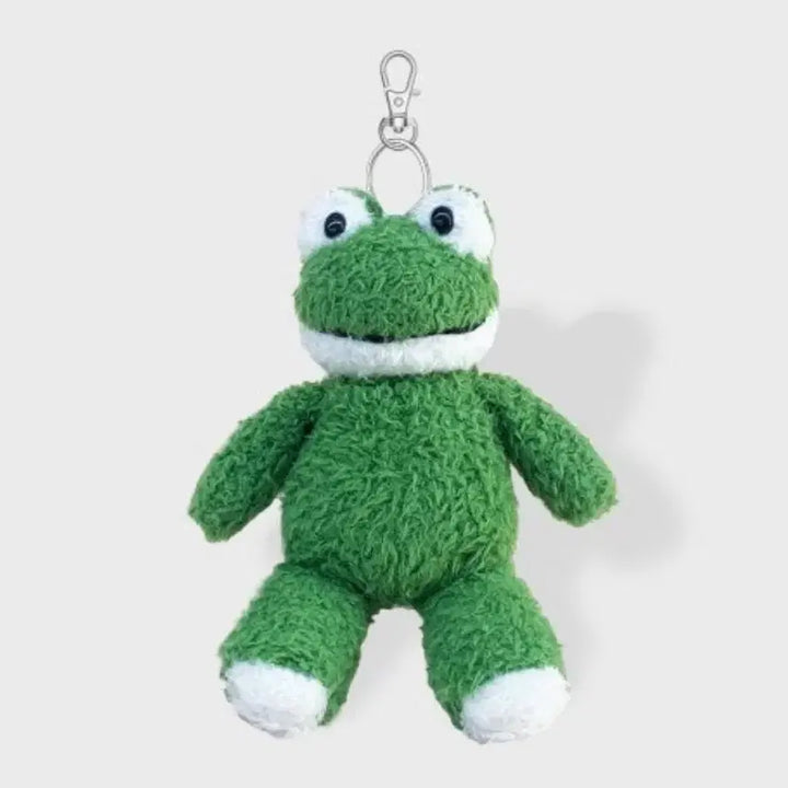 [BUNJANG] Tasted Frog Plush Keychain / 테이스티드 개구리 인형 키링