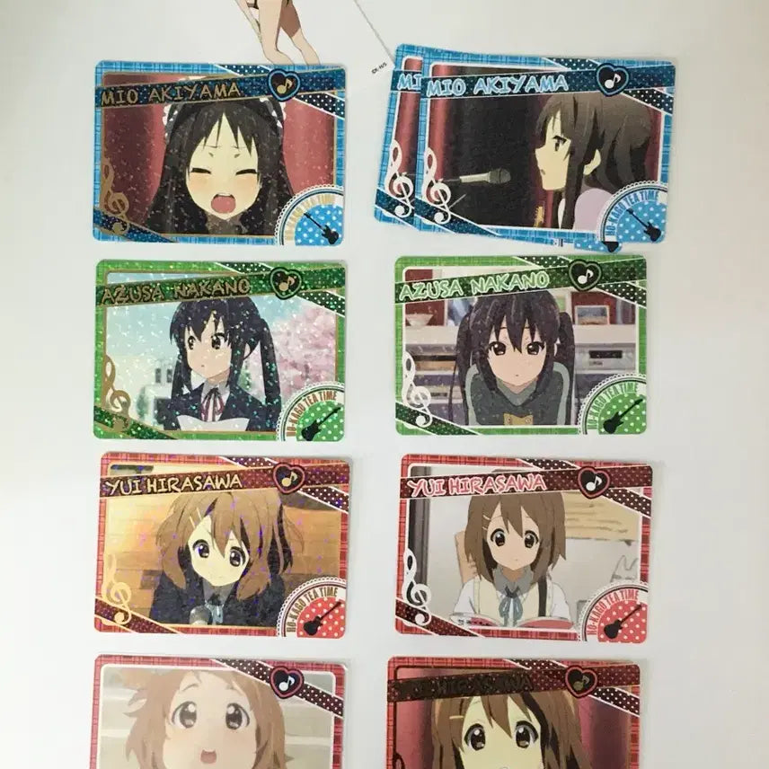 [BUNJANG] K-ON! Rhythm Time Classic Girls Mio, Azusa, Yui Bundle Set / 케이온 리듬 타임 고전 카드 미소녀 미오,아즈사 ,유이 일괄