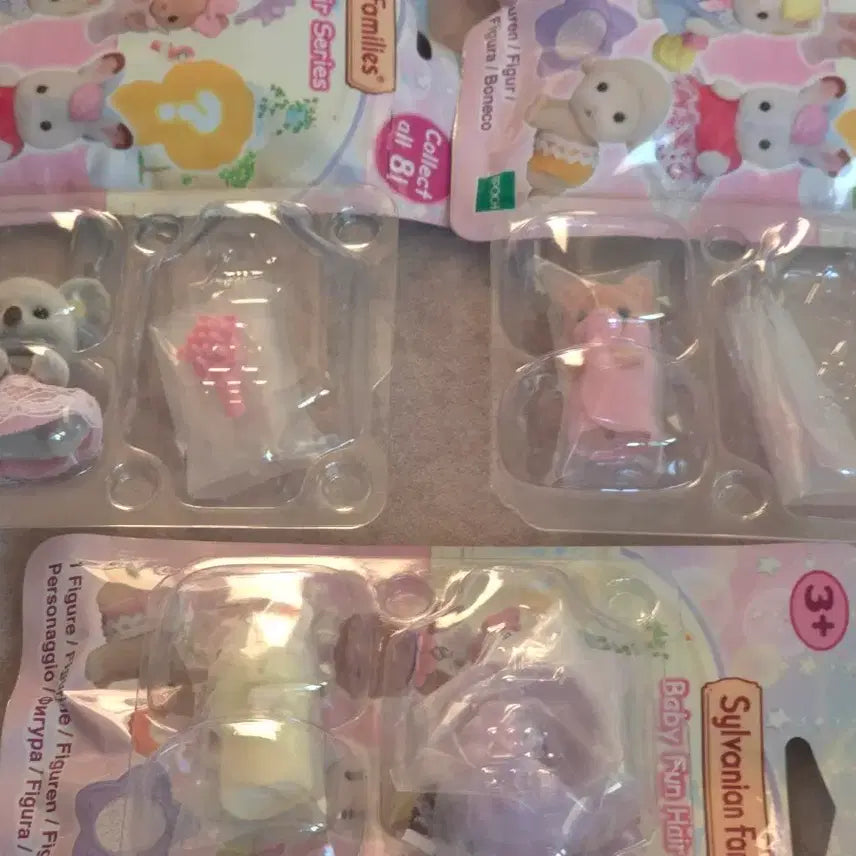 [BUNJANG] Sylvanian Families Hair Salon Blind Bag Koala, Kangaroo, Marshmallow Mouse Bundle / 실바니안 헤어살롱 블라인드백