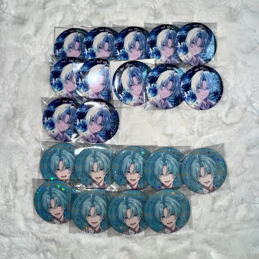 [BUNJANG] Nijisanji Nagisa Trout Winter Date Can Badge / 니지산지 나기사 트라우트 윈터데이트 캔뱃지
