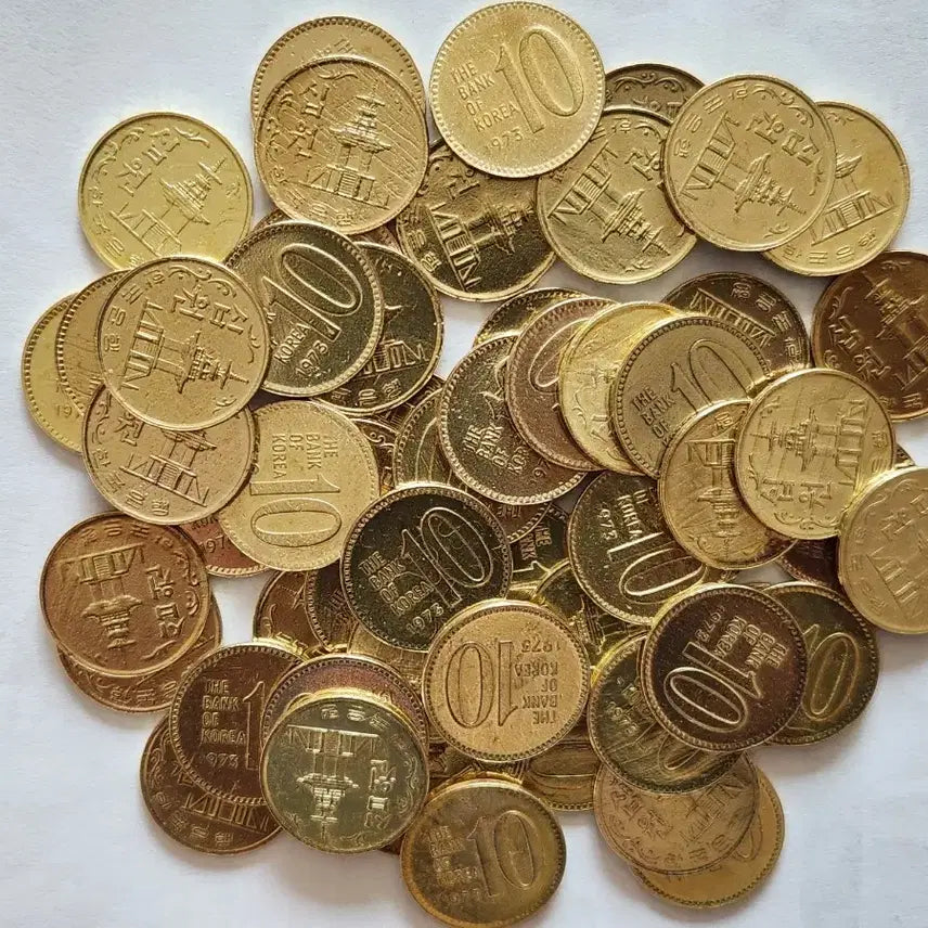 [BUNJANG] 1973 10th Anniversary Commemorative Coin Set / 준특년/ 1973년 10주 50점